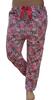 Dámské pyžamové kalhoty Srdíčka- růžové | Velikost: M