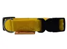 Obojek - šíře 2 cm | Velikost: Délka 38 cm | Žlutá