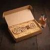 Pánský degustační set – motýlek & vůně na cestu, Geometrie