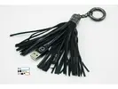 Nabíjecí USB střapec MIZOO X900 - černý | Typ: Lightning