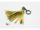Nabíjecí USB střapec MIZOO X900 - zlatý | Typ: Lightning