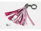 Nabíjecí USB střapec MIZOO X900 - růžový | Typ: Lightning