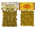 Zelené olivy s oregánem, 250 g + zelené olivy, 250 g