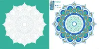 Mandala inspirace | Rozměr: 20 × 20 cm