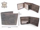 Pánská kožená peněženka, MTH-305-BR | Hnědá