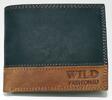 Kožená peněženka WILD na šířku 001