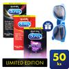Premium balíček Durex (50 kondomů, sluneční brýle jako dárek)