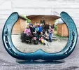Fotorámeček na šířku | Metalická modrá