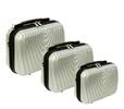 3 cestovní kosmetické kufry HC663 | Silver