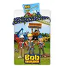 Detské bavlnené obliečky "BOB STAVITEĽ - PRÁCA JE ZÁBAVA"