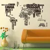 Textová mapa světa