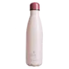 Nerezová láhev, 500 ml | Růžová + vínové víčko