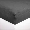 Froté prostěradlo | Velikost: 160 x 200 cm | Tmavě šedá