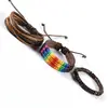 Náramek unisex duha sada 3 ks