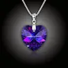 Náhrdelník Brillance Srdce Swarovski® Heliotrope
