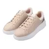 Dámské béžové sneakersy oválné | Velikost: 36 | Krémová