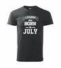 Legends are born in July | Velikost: XS | Černá
