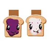 Toast + Toast s borůvkovou marmeládou