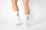 Cykloponožky Karpathia® - When in doubt pedal it out | Veľkosť: 35-38 | Biela