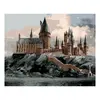 Pohled na Bradavice - Harry Potter