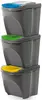 SORTIBOX 3 x 25 l | Tmavě šedá