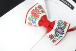 Pánsky folklórny motýlik | Červená