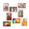 Fotorámeček na 8 fotografií (10×15 cm) | Bílá