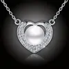 Perlový náhrdelník Pearl Heart - White Pearl