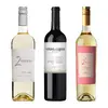 Set Chardonanny, Cabernet a Moscatel Rosado