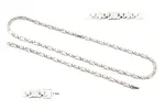 Set z chirurgickej ocele T22 | Strieborná