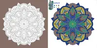 Mandala tvořivosti | Rozměr: 20 × 20 cm