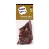 Bio hořká lámaná čokoláda s arašídy, 100 g