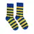 Veselé ponožky Hesty Socks (Kráľovské pásiky) / klasický strih