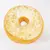 Polštář ve tvaru donutu 40 cm bílá čokoláda I