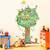 Dětská samolepka na zeď - Kouzelný strom života