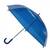 Transparentní poloautomatický deštník – modrá