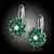 Náušnice Brillance Marquise – Smaragd Green