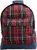 Batoh Tartan Burgundy