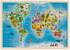 Mapa světa: dřevěné puzzle na desce, 192 dílků