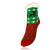 Dětské teplé ponožky, vánoční motiv 2, červená