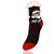 Dětské teplé ponožky, vánoční motiv 1, černá