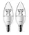 2 LED žárovky PHILIPS 3W E14 ve speciálním designu