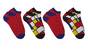 Dárkový set barevných ponožek Soxit - Kotníčkový set