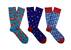 Dárkový set barevných ponožek Soxit - Modrý set