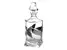 Křišťálová ručně malovaná lahev 85 ml