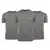 Aeronautica Militare Tričko V-NECK 3-Pack X1398 Grey