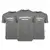 Aeronautica Militare Tričko ROUND-NECK PRINT 3-Pack X1401 Grey