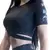 BTTC Crop top krátký černý