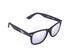 Černé matné brýle Kašmir Wayfarer W08 - zrcadlová skla