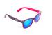 Černo-růžové brýle Kašmir Wayfarer W21 - modrá zrcadlová skla